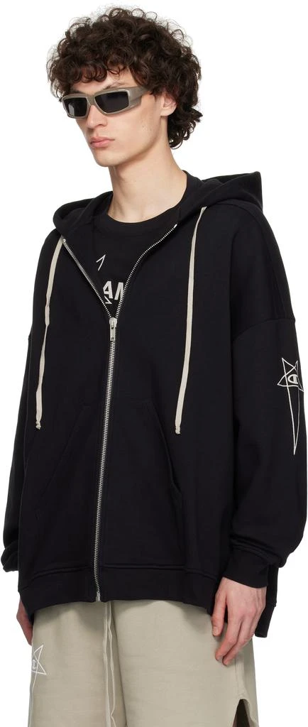 Rick Owens Black Champion Edition Jumbo Jason
s Hoodie 4