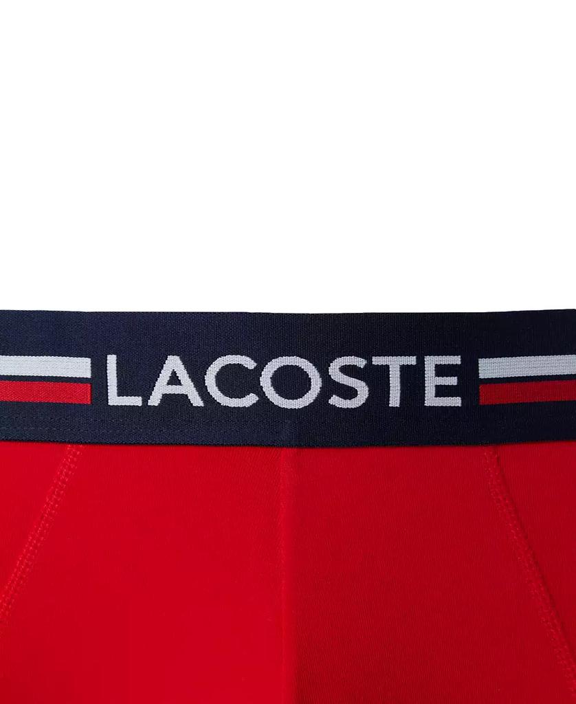 Lacoste Men's 3-Pack Regular-Fit Stripe Logo Briefs