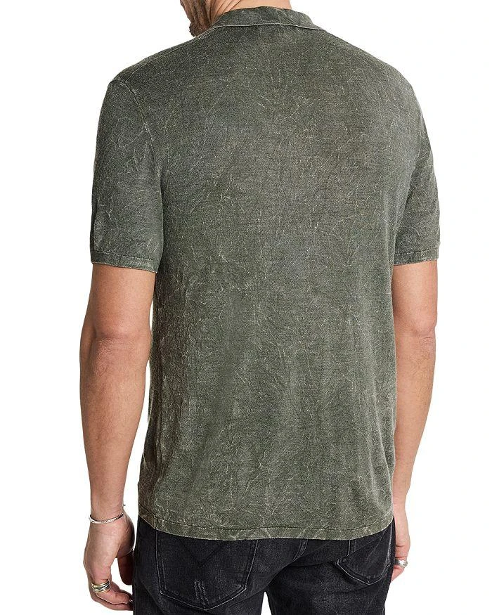 John Varvatos Chatham Crinkle Textured Regular Fit Polo Shirt 3