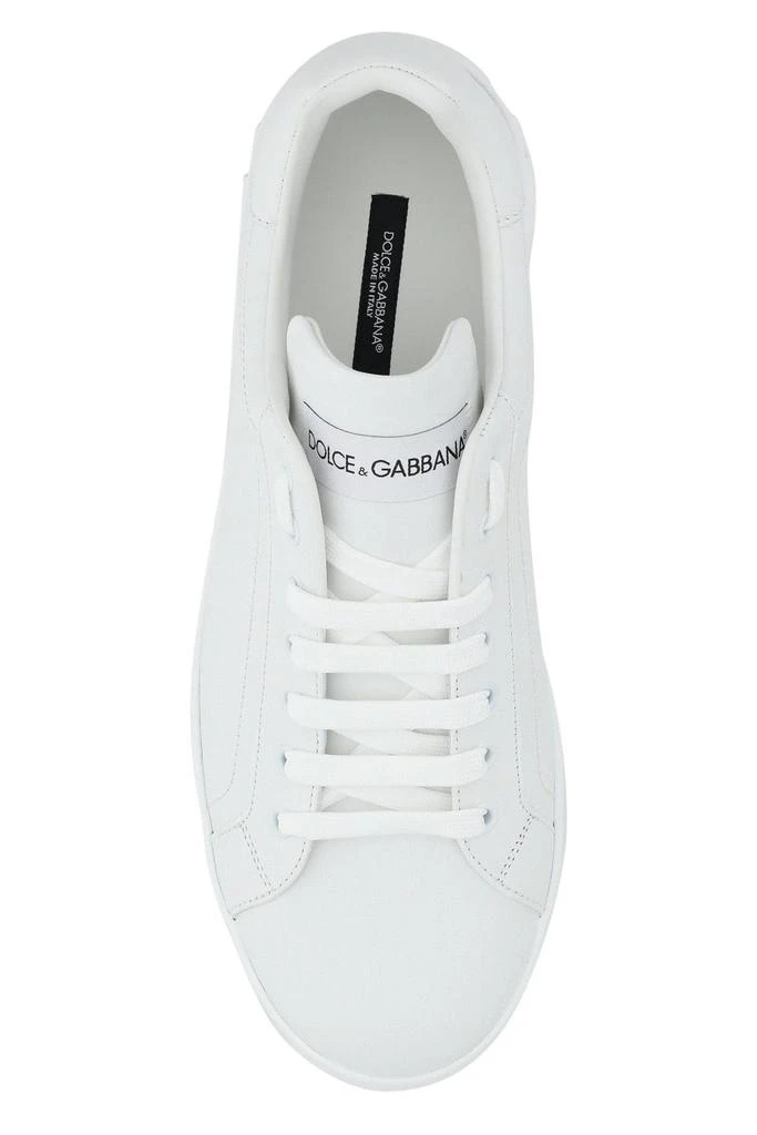 Dolce & Gabbana White leather Portofino sneakers 3