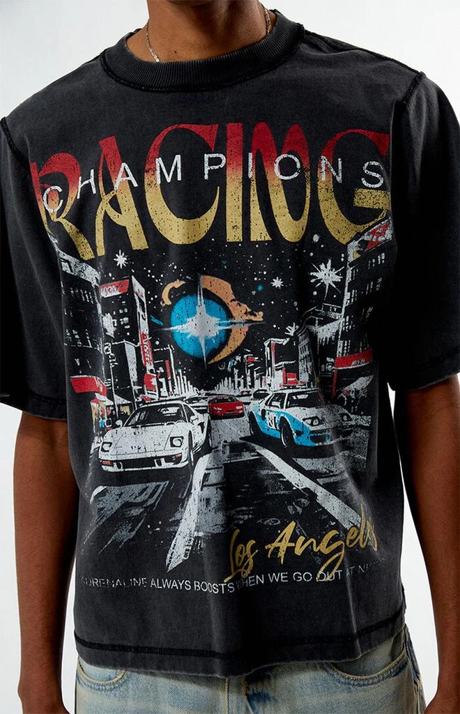 PacSun LA Racing Cropped T-Shirt 2