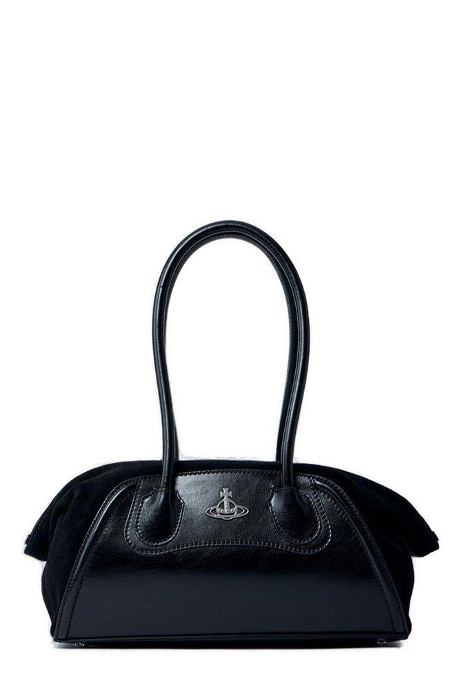 Vivienne Westwood Black Belle Heart Frame Bag - Tote Bags