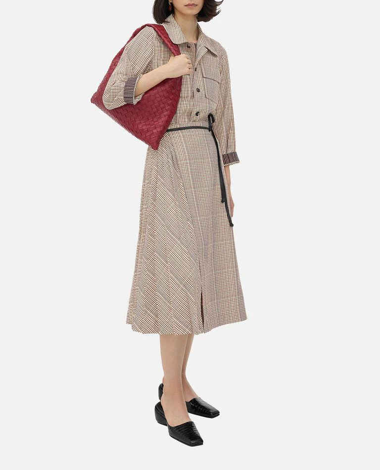Bottega Veneta Shirt Mini Check Tech Viscose 2