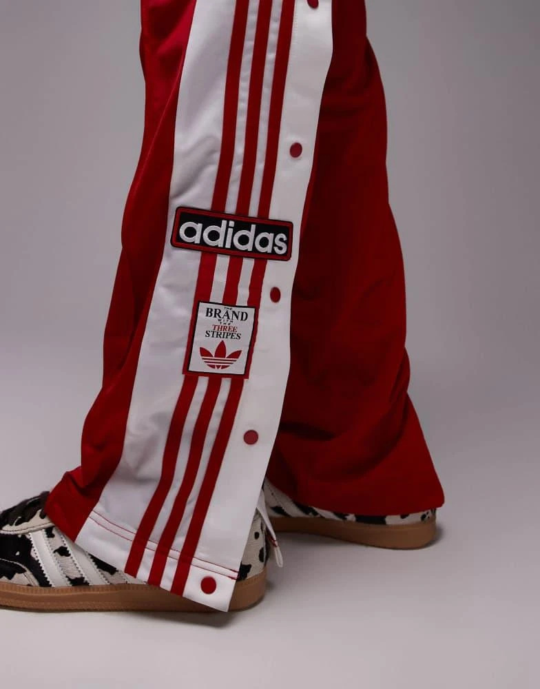 Adidas adidas Originals Adibreak track pants in red 3