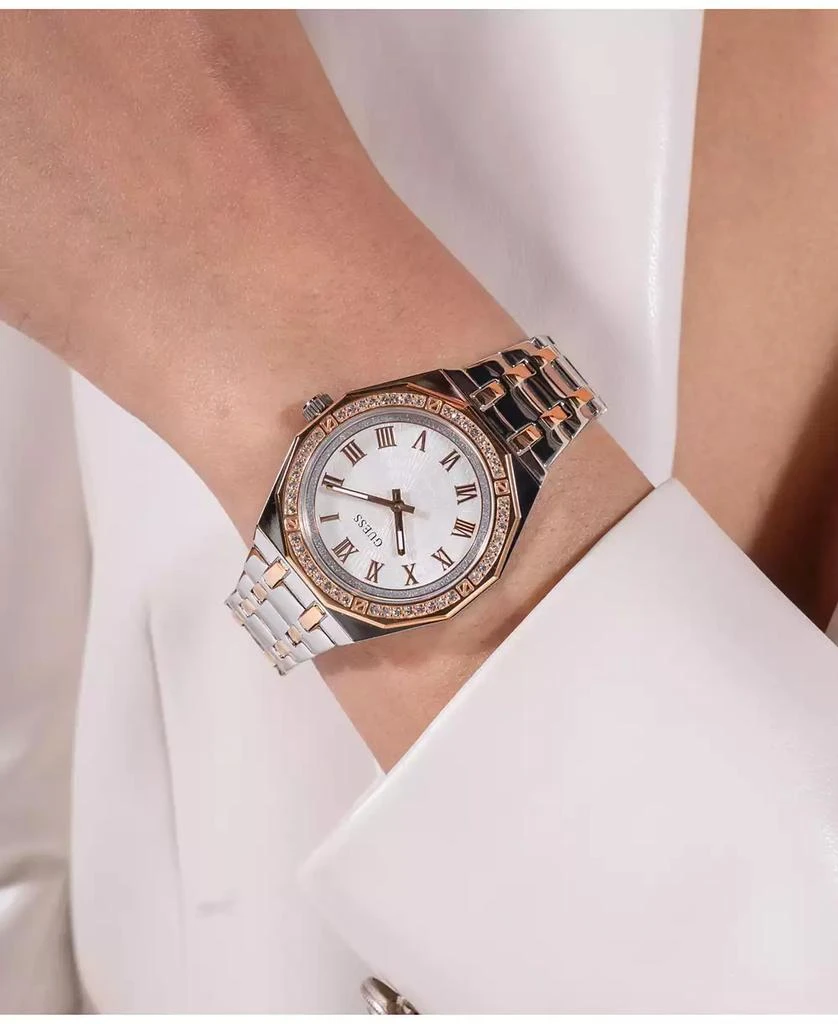 GUESS Women's Analog Two-Tone Stainless Steel Watch 36mm 5