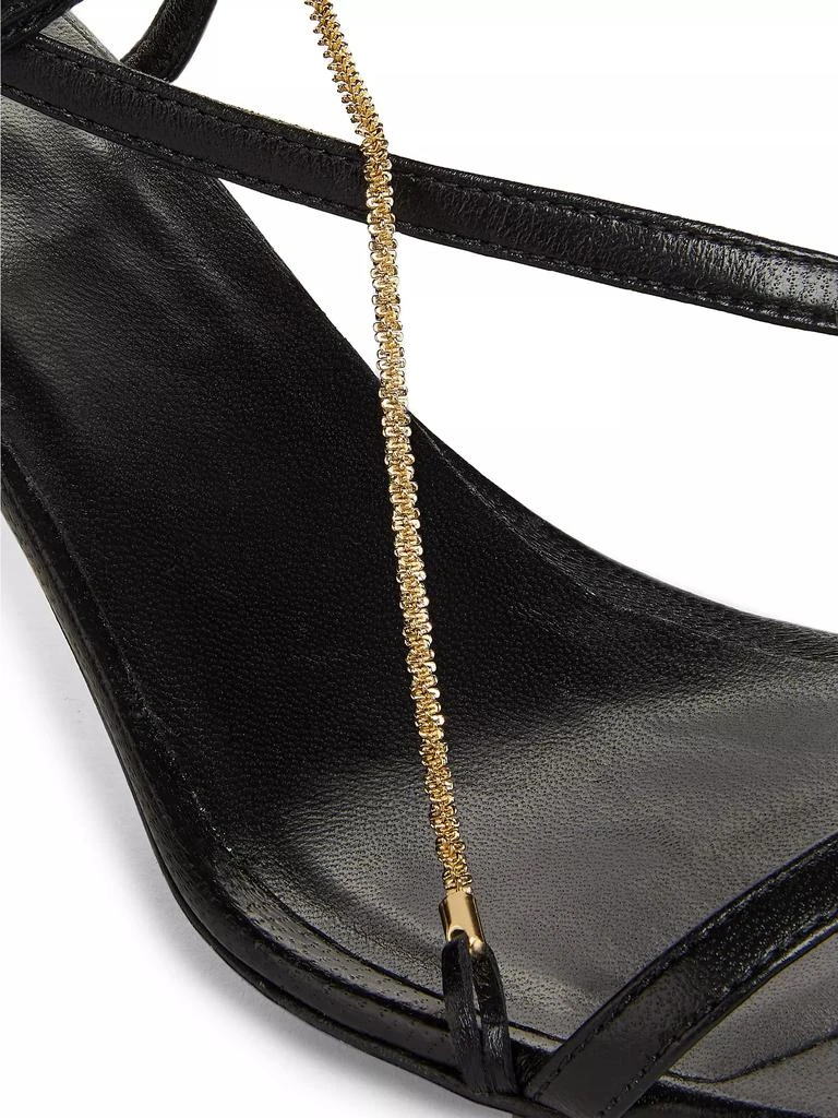 Loulou Studio Siam 65MM Chain-Detailed Leather Sandals 5