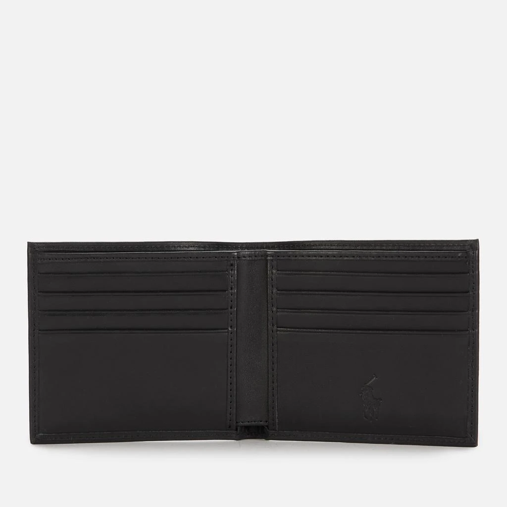 Polo Ralph Lauren Polo Ralph Lauren Men's Smooth Leather Gold Foil Wallet - Black 3