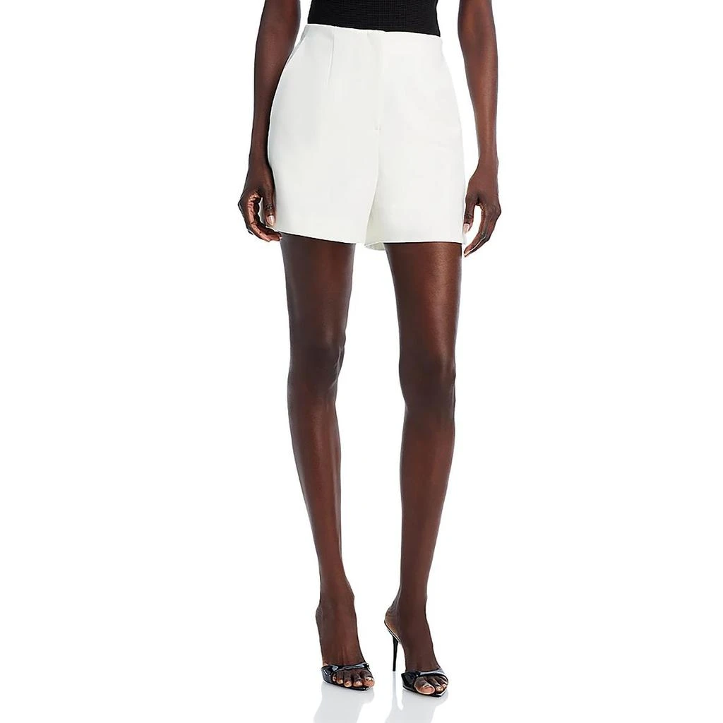 French Connection Womens Elastic Faux Pockets Casual Shorts 1