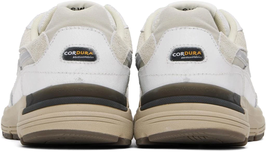 Stepney Workers Club White & Beige Amiel S-Strike Sneakers 2