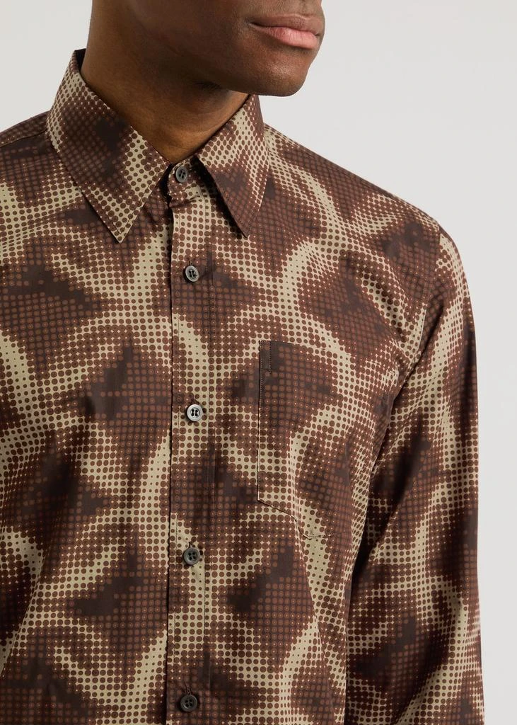 Dries Van Noten Corbino printed cotton-poplin shirt 5