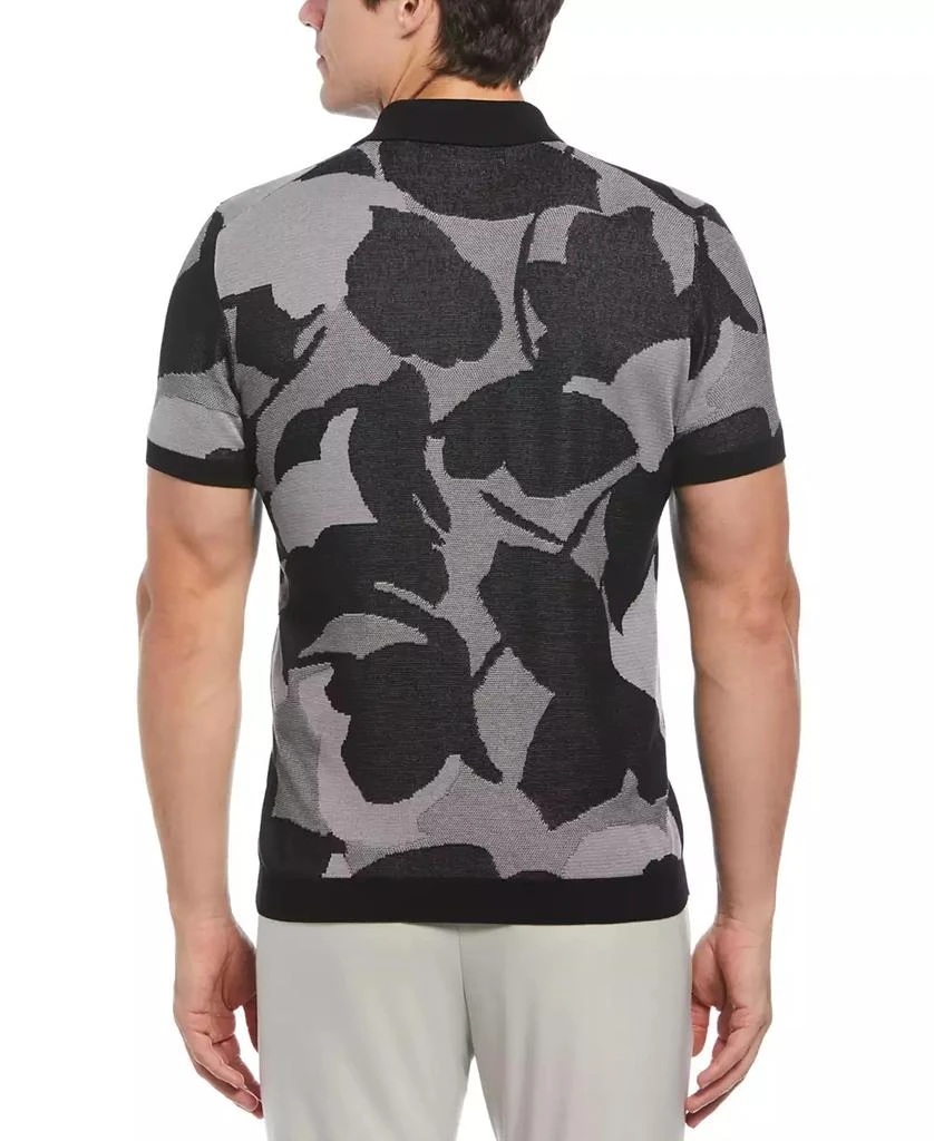 Perry Ellis Men's Floral Contrast Polo Shirt 2