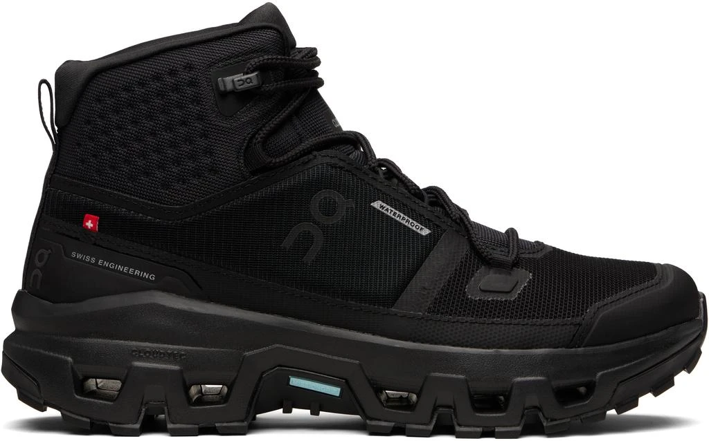 On Black Cloudrock Mid Waterproof Sneakers 1
