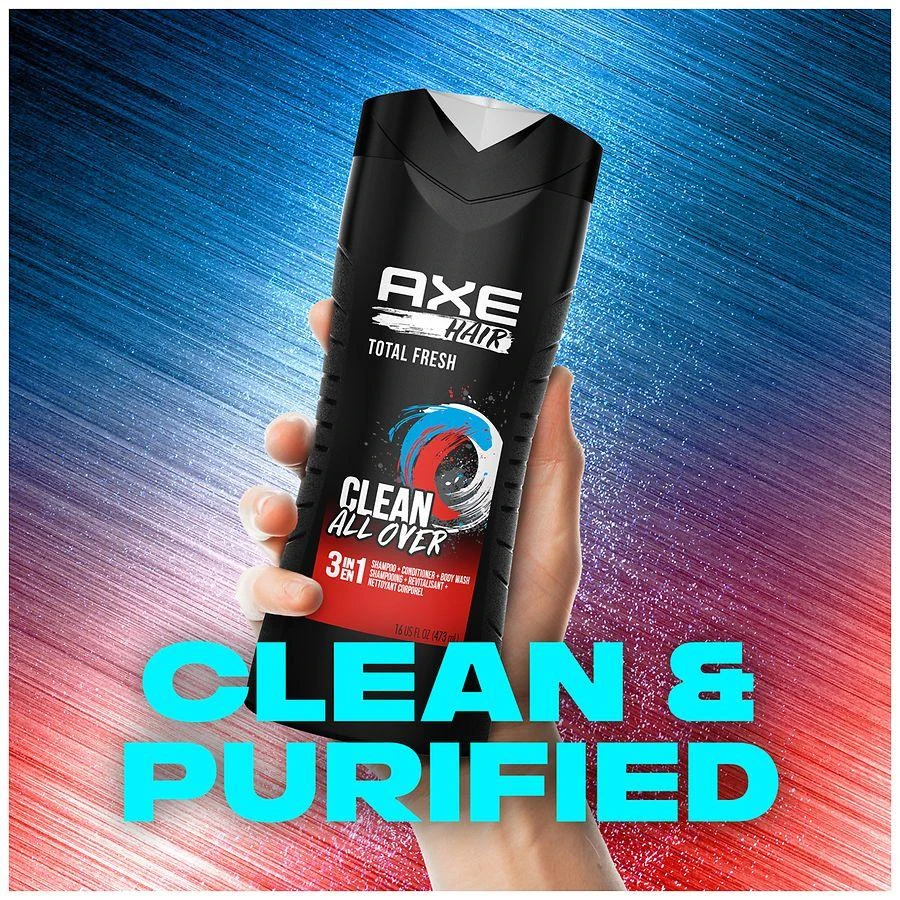 AXE 3-in-1 Body Wash, Shampoo & Conditioner Total Fresh 5