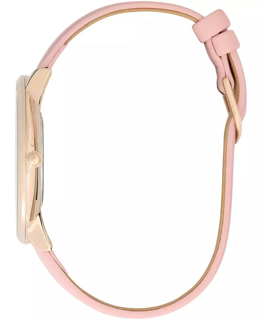 Olivia Burton Women's Celestial Ultra Slim Pink Leather Strap Watch 40mm 3