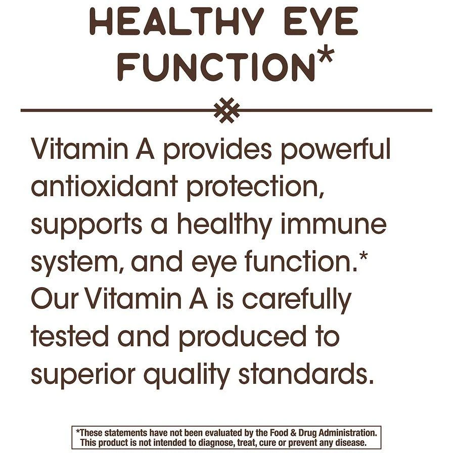 Nature's Way Vitamin A 10,000 IU Softgels 4