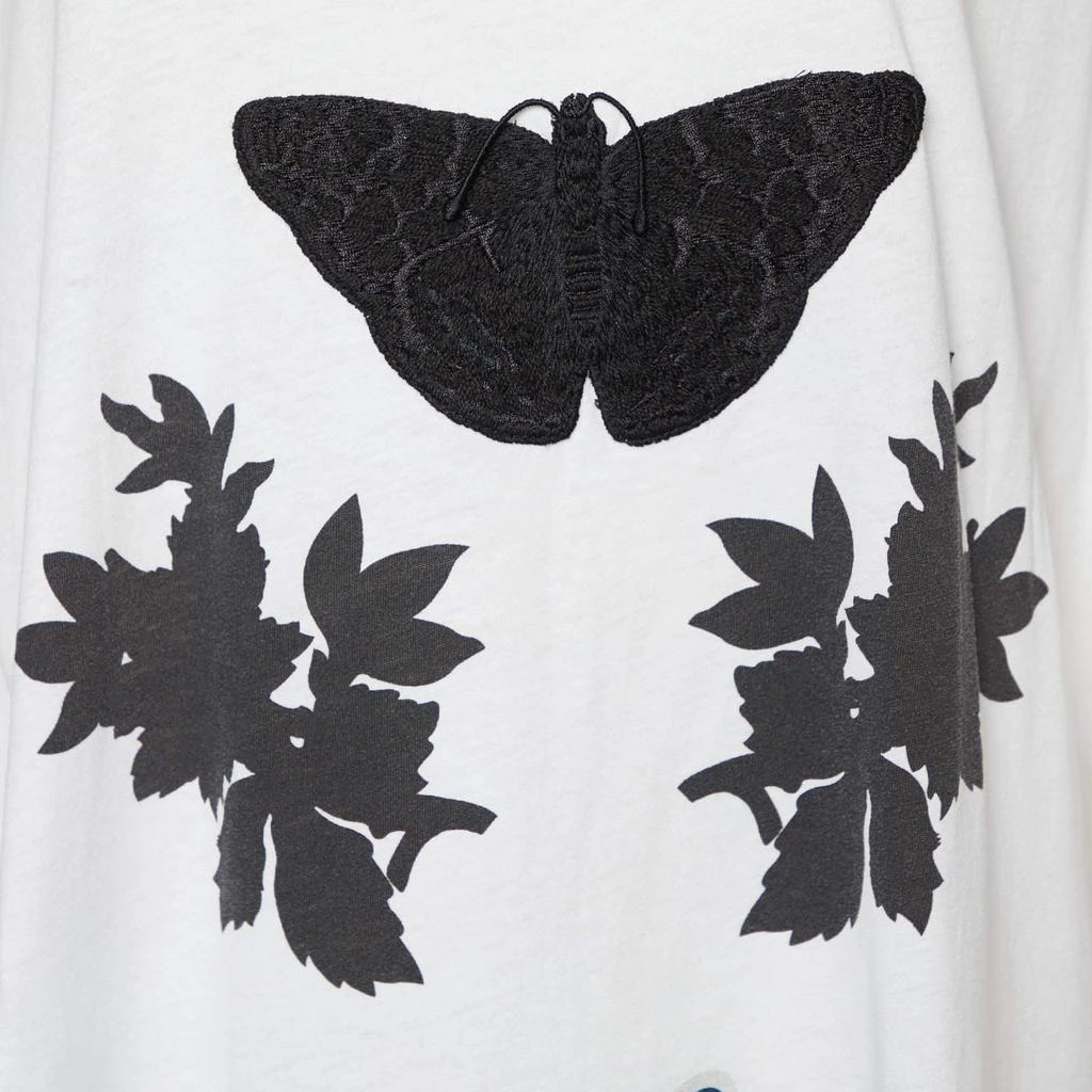 Gucci Gucci White L'Aveugle Par Amour Print Cotton Crew Neck T-Shirt L 3