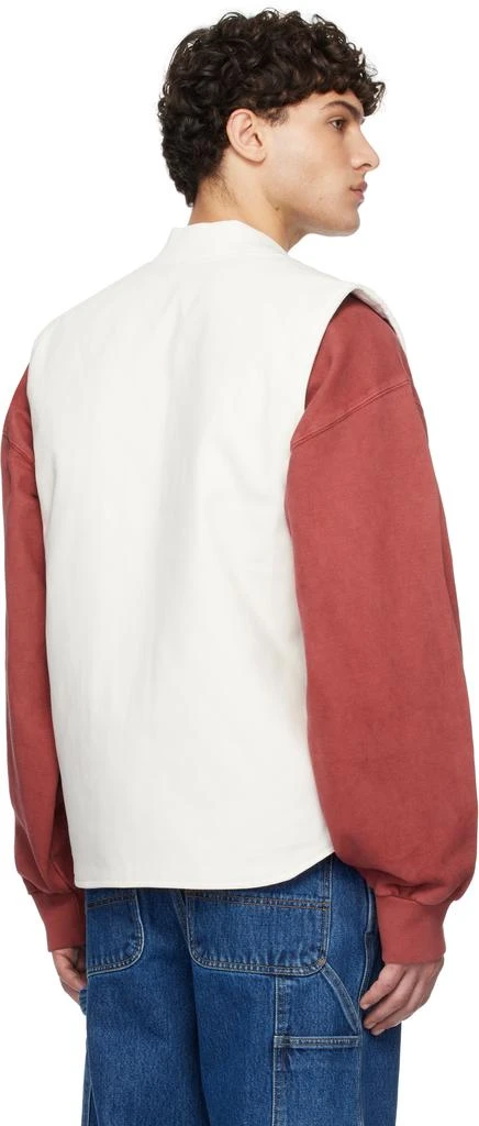 Carhartt WIP White Winter Vest 3