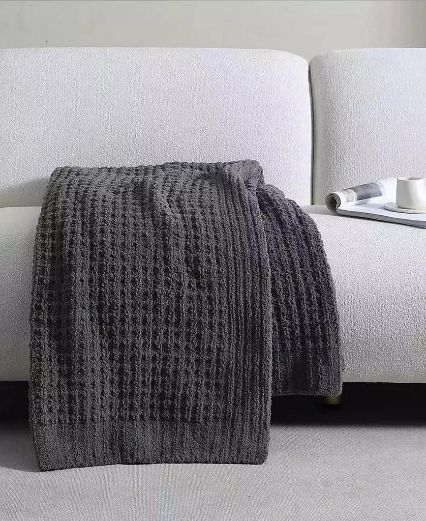 SUNDAY CITIZEN Waffle Snug Throw, 52" x 75" 1