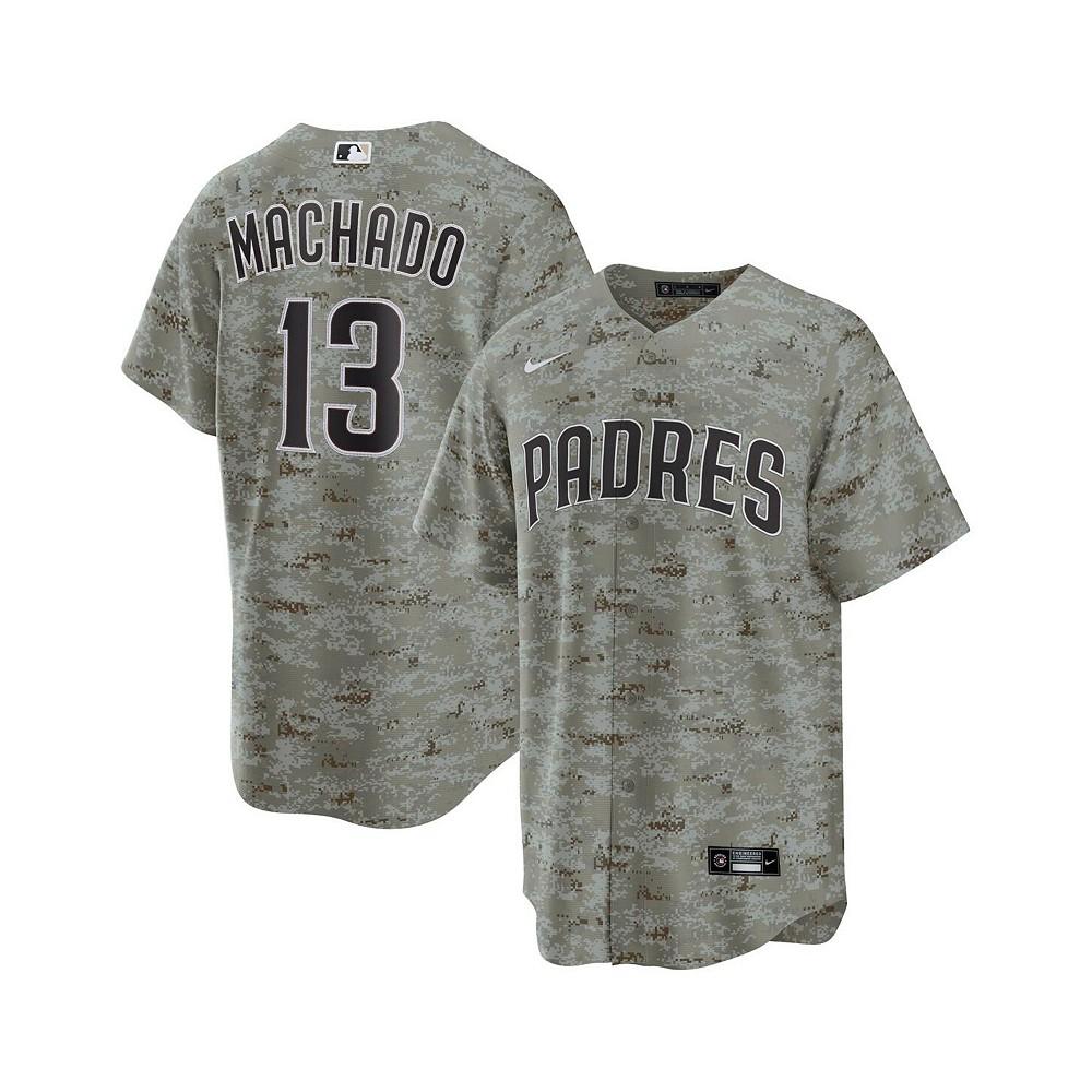 Nike Men's Manny Machado Camo San Diego Padres USMC Alternate Replica Player Jersey