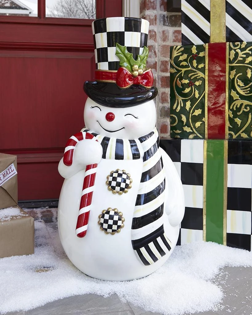 MacKenzie-Childs Nostalgia Snowman Trophy Figure 1