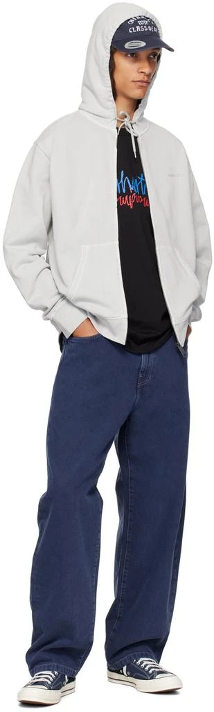 Carhartt WIP Gray Duster Script Hoodie 4