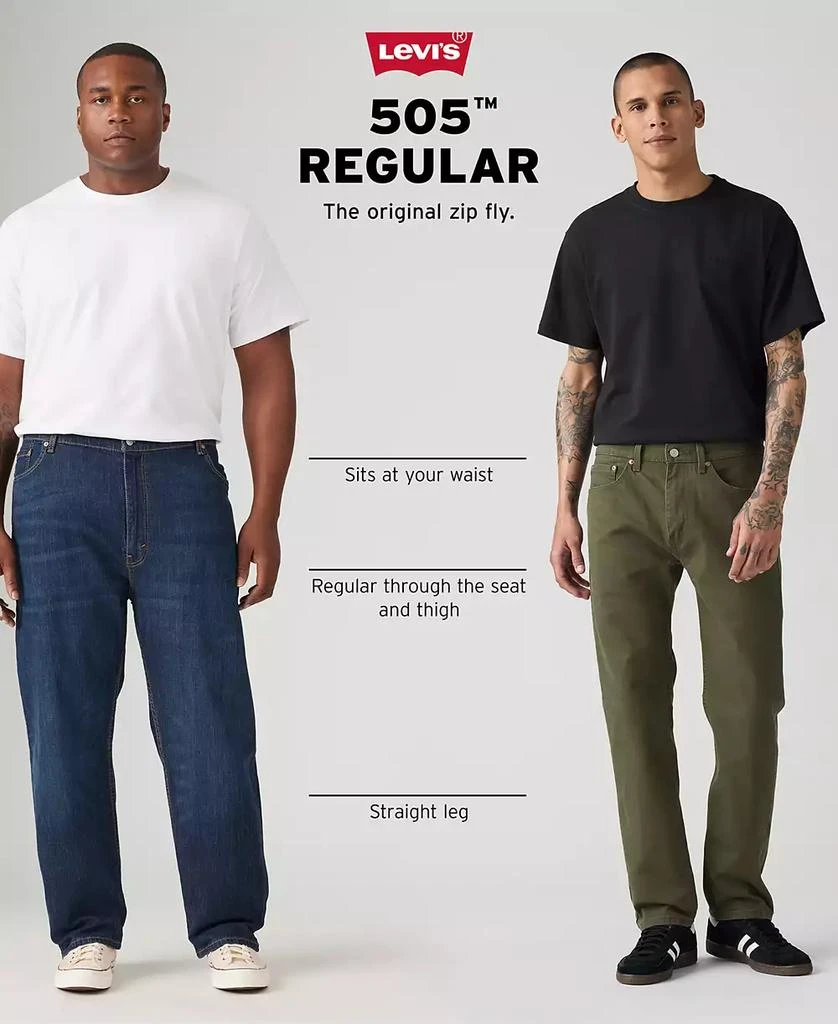 Levi's Men's 505™ Regular Fit Non-Stretch Jeans 7