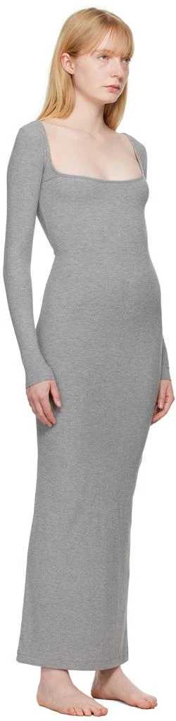 long sleeve t shirt dress black Long-sleeve slouch waist dress black – TOTEME