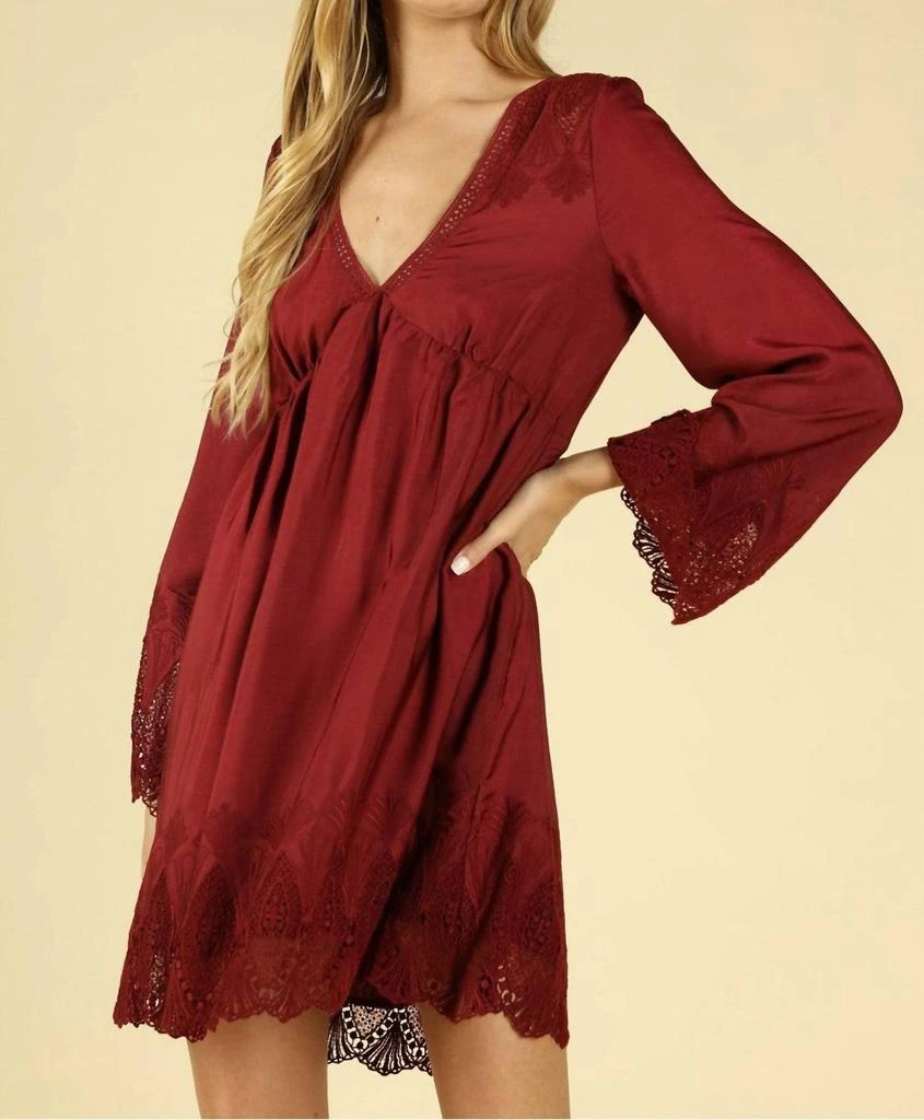 Honey Punch Honey Punch - Heaven's Touch Lace Dress 1