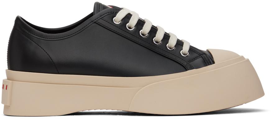 Marni Ladies Pink Cotton Canvas High-top Sneakers - Casual