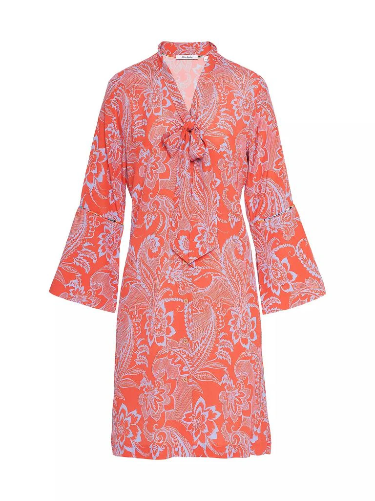 Robert Graham Brenna Paisley Tie-Neck Dress 1