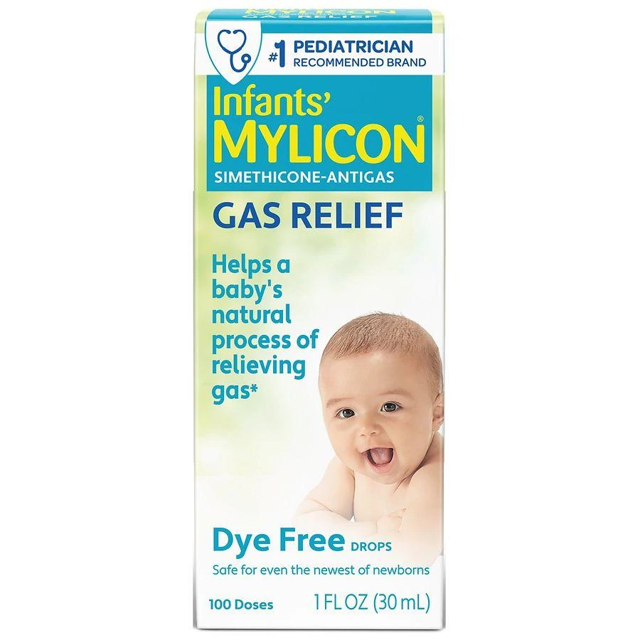 Mylicon Infant Gas Relief Drops, Dye Free