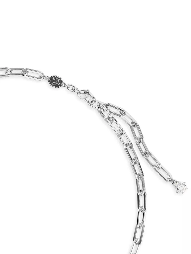 Swarovski Constella Rhodium-Plated & Swarovski Crystal Chain Necklace 3