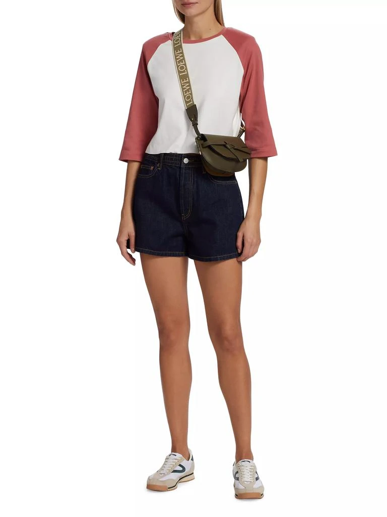 Still Here Ames High-Rise Denim Shorts 2