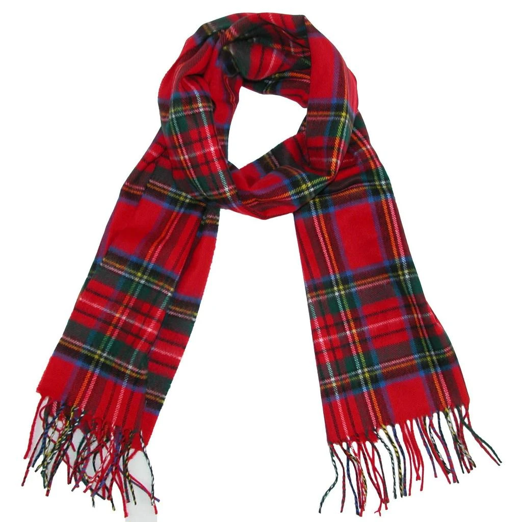 David & Young Soft Plaid Winter Scarf 1