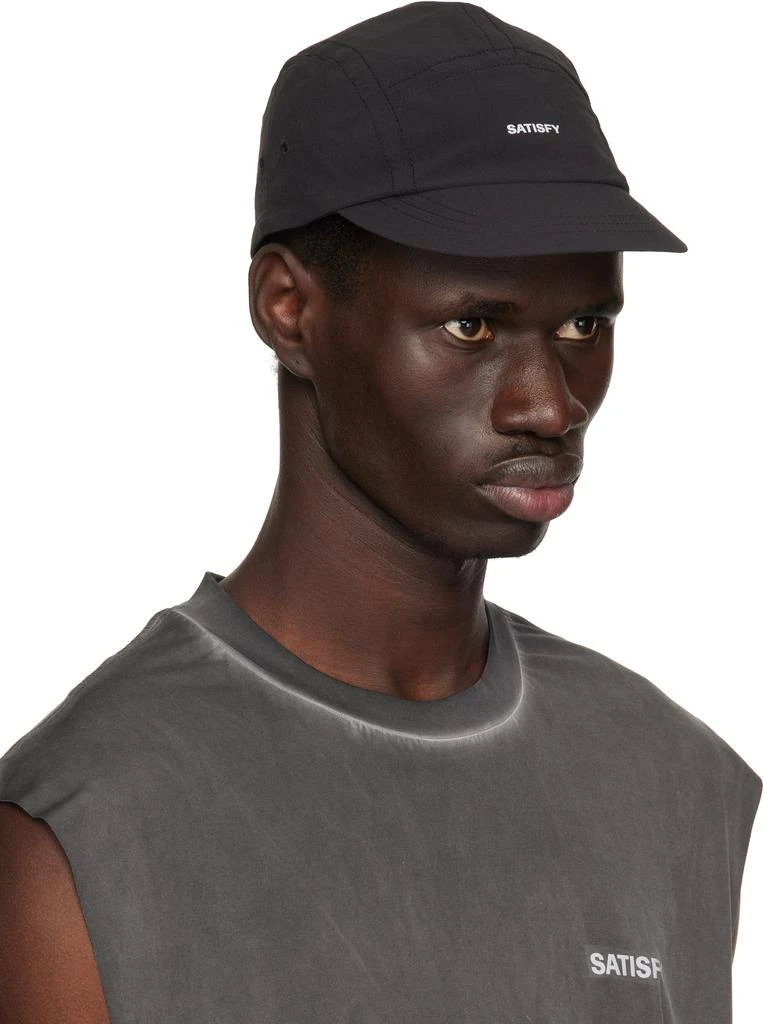 Satisfy Black Peaceshell Cordura Trail Cap 2