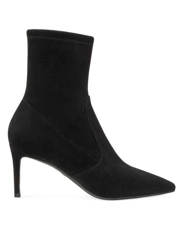 Stuart Weitzman 75MM Linsi Suede Booties new arrivals