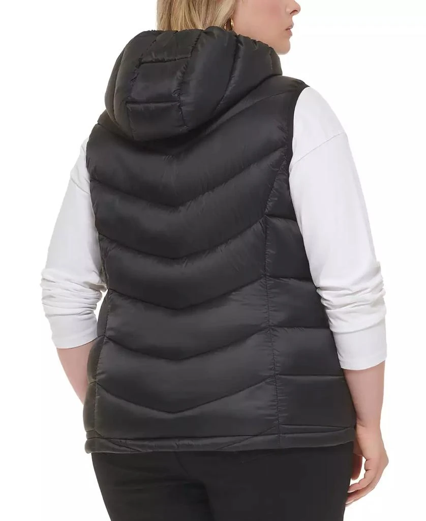 Charter Club Plus Size Packable Hooded Puffer Vest, Created for Macy's 2