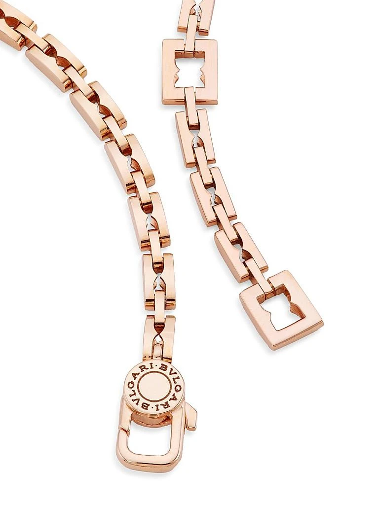 BVLGARI B.zero1 Rock 18K Rose Gold & Black Ceramic Pendant Necklace 3