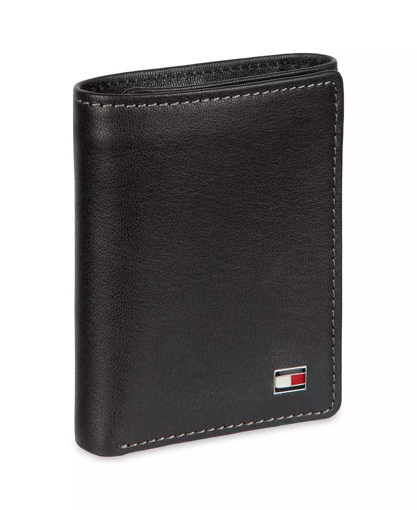 Tommy Hilfiger Men's Hidden Zipper Trifold RFID Wallet