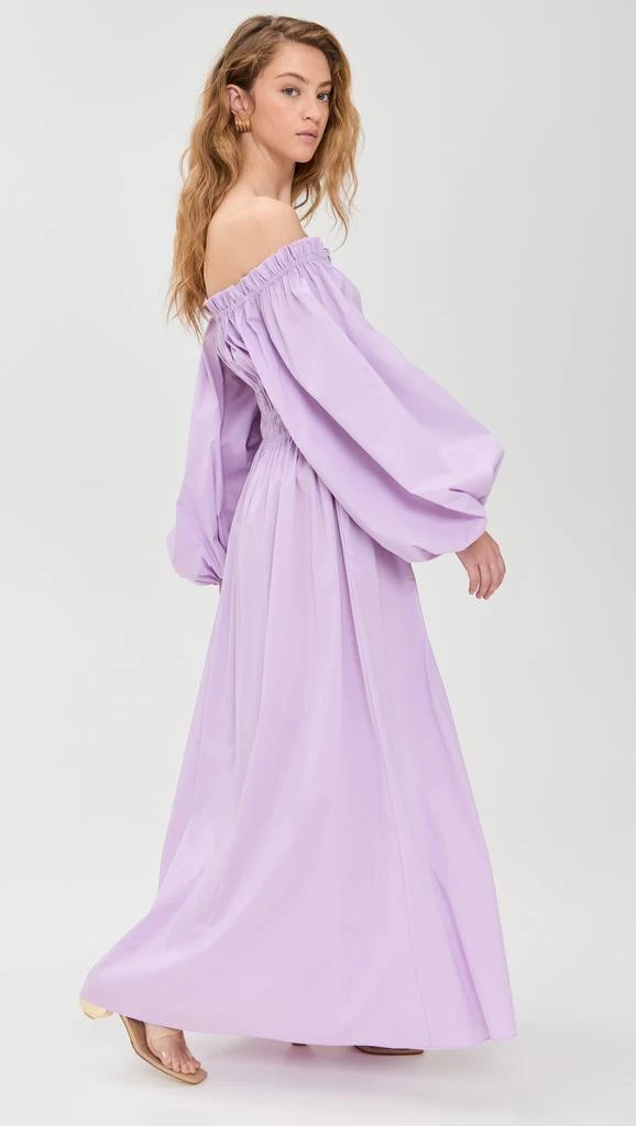 CAROLINE CONSTAS Raquela Off Shoulder Ruffle Maxi Dress 3