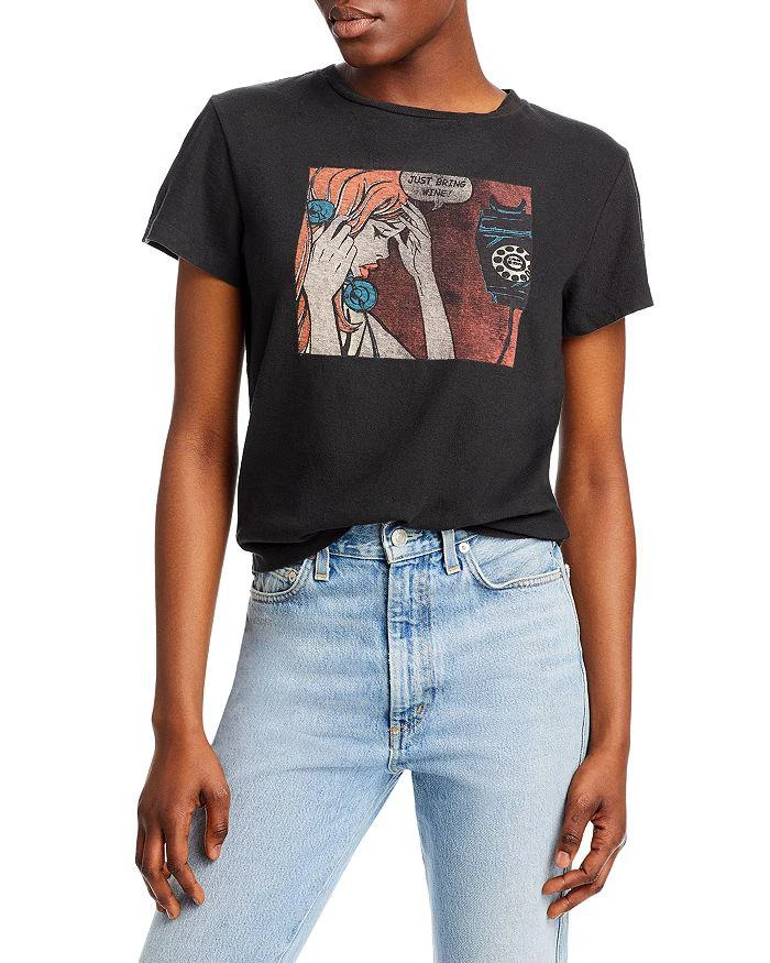 Re/Done Just Bring Wine Classic Graphic Tee 1