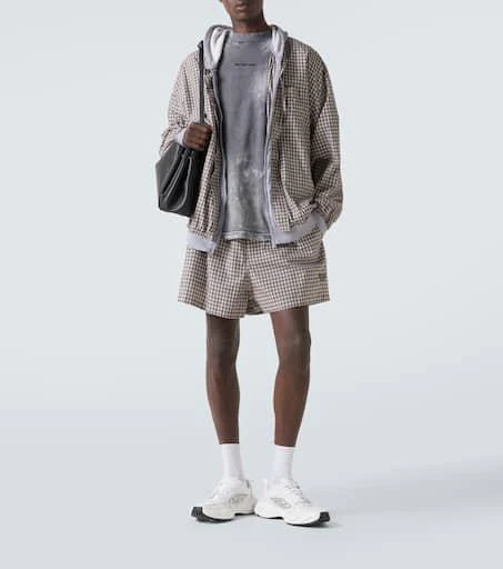 Balenciaga Checked cotton poplin jacket 2