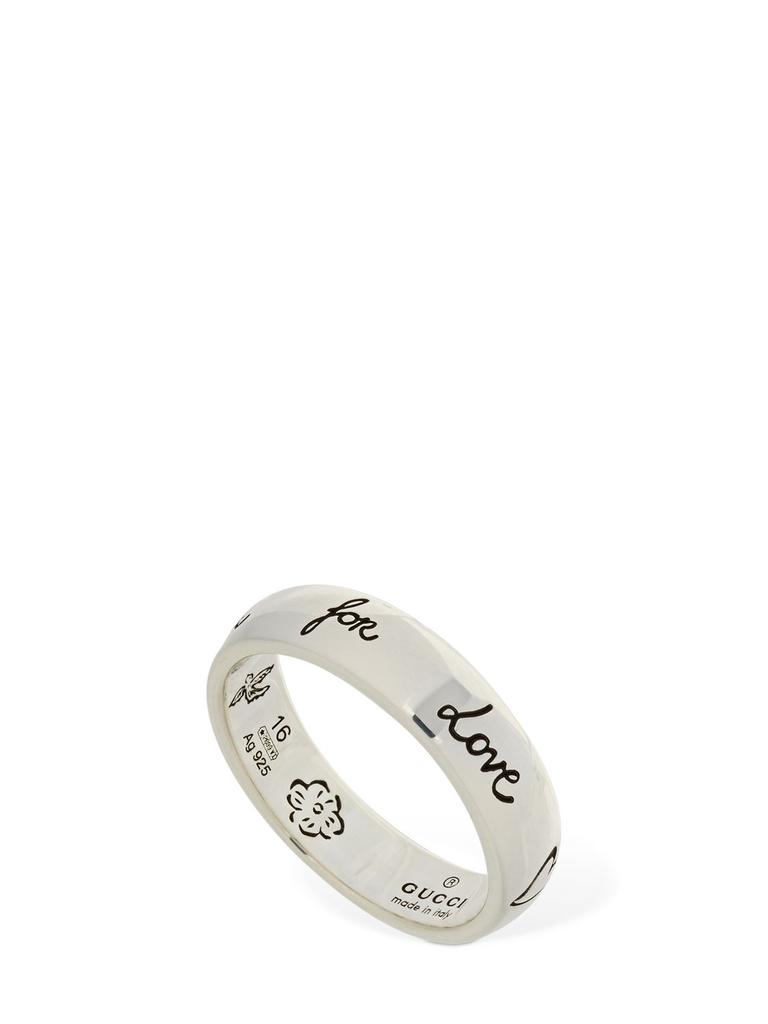 GUCCI "blind For Love" Band Ring