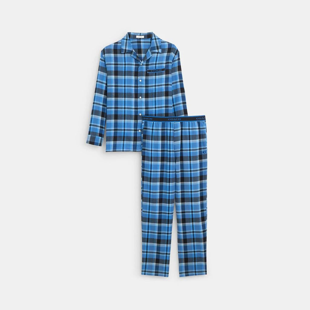 Coach Plaid Pajama Set 1