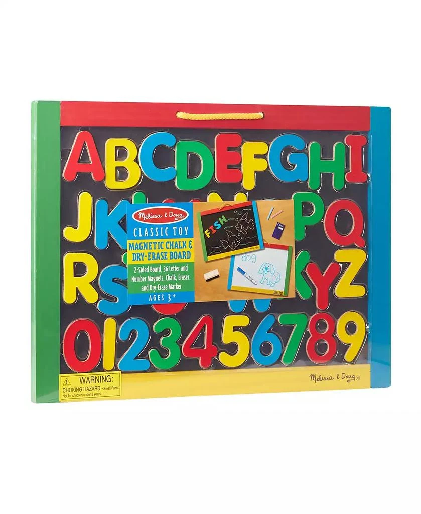 Melissa & Doug Melissa & Doug Magnetic Chalkboard and Dry-Erase Board With 36 Magnets, Chalk, Eraser, and Dry-Erase Pen 4