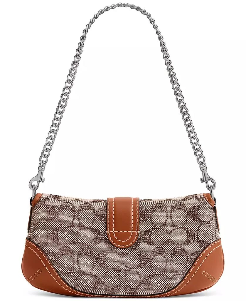 Coach Soho Small Crystal Signature Jacquard Shoulder Bag 25 5