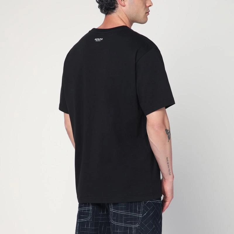 Kenzo Black crew neck T-shirt in cotton 3