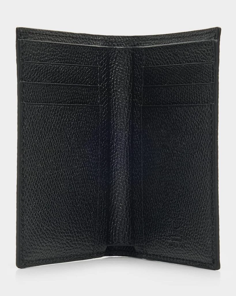 Valentino Men
s Vlogo Signature Grainy Calfskin Card Holder 3