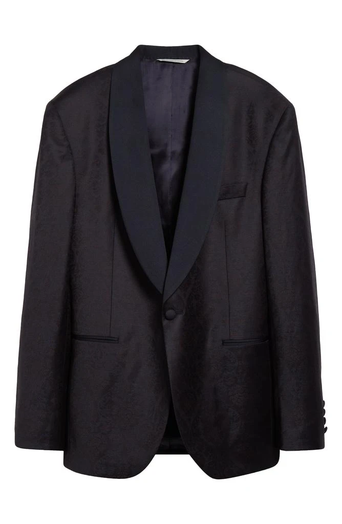 Jack Victor Ethan Paisley Shawl Collar Stretch Cotton Dinner Jacket 1