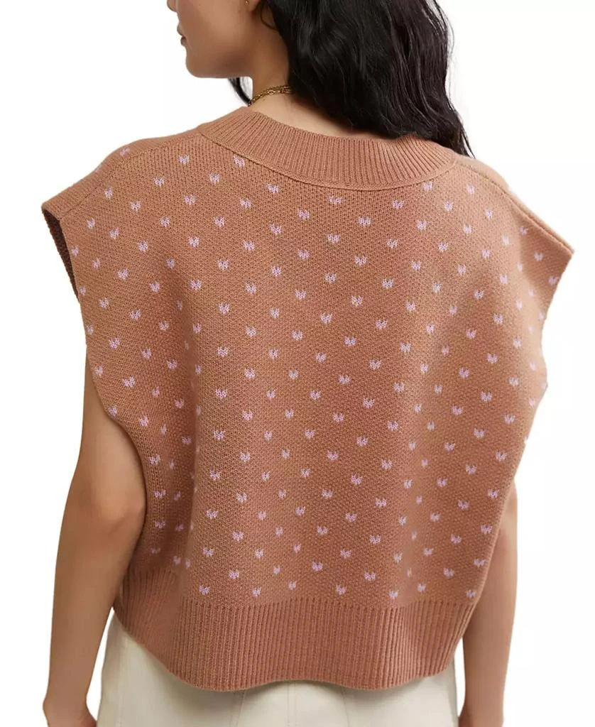 Free People Women’s Pattern Easy Street Sleeveless Sweater Vest 2
